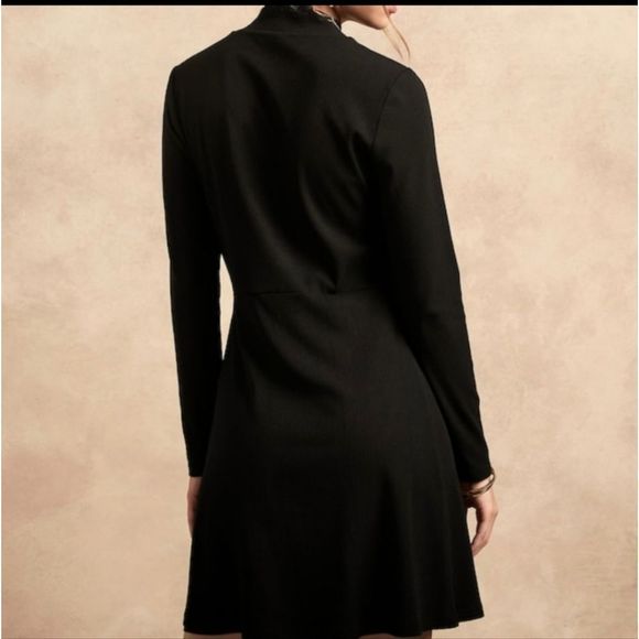 Banana Republic Black Mini Dress - Picture 2 of 10